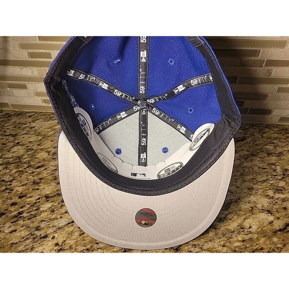 Toronto Blue Jays Hat New Era 59FIFTY Cap Fitted 7 3/8 New Era MLB Baseball - Picture 10 of 11
